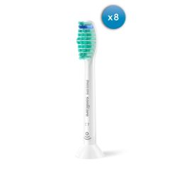 Резервна глава за електрическа четка Philips Sonicare  C1 ProResults HX6018/87 , 8 бр. бели