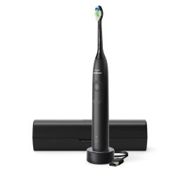 Електрическа звукова четка за зъби Philips Sonicare ProtectiveClean Series 5300 HX7101/02 , черна + калъф за пътуване