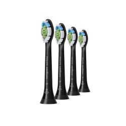 Philips Sonicare Стандартна глава W2 Optimal White BrushSync HX6064/88 , черна (4бр./оп.) 