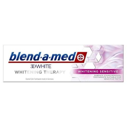 Blend-a-Med 3D Whitening Sensitive избелваща паста за чувствителни венци х75 мл