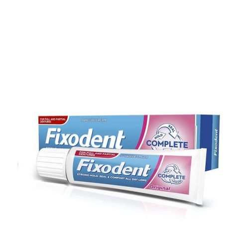 Fixodent Complete Original Фиксиращ крем за залепване на зъбни протези х47 грама
