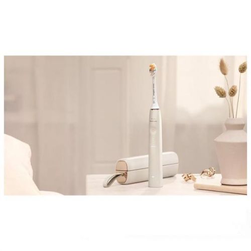 Електрическа звукочестотна четка за зъби Philips Sonicare 9900 Prestige НX9992/11,  SenseIQ technology, цвят шампанско