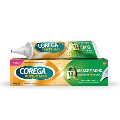 Corega Max Hold&Fresh  40g , Фиксатор за зъбни протези