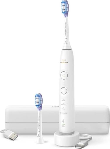 Електрическа  четка за зъби Philips Sonicare  Series 7100  HX7420/02  бяла + калъф за пътуване с USB порт за зареждане + 1 резервна глава бонус
