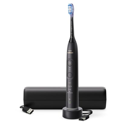 Електрическа  четка за зъби Philips Sonicare  Series 7100  HX7421/01 ,   черна  + калъф за пътуване с USB порт за зареждане