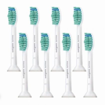 Резервна глава за електрическа четка Philips Sonicare  C1 ProResults HX6018/87 , 8 бр. бели