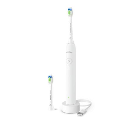 Електрическа звукочестотна четка за зъби  Philips Sonicare Series 3100  HX4032/21  бяла + 1 накрайник бонус