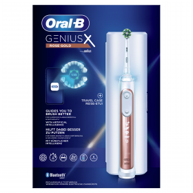 Електрическа четка за зъби  Oral-B GeniusX Rose Gold +Travel case