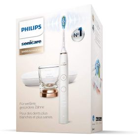 Електрическа звукова четка за зъби с приложение Philips Sonicare  DiamondClean 9000 HX9911/94, розово злато +USB  кутия за пътуване + индукционна чаша за зареждане
