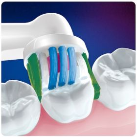 Накрайник/Резервна глава/ за електрическа четка за зъби Braun Oral-B 3D White 4 бр, бели