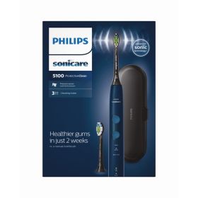 Електрическа звукова четка за зъби Philips Sonicare ProtectiveClean 5100 HX6851/53 тъмносиня