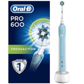 Електрическа четка за зъби Braun Oral-B PRO 600 Cross Action,синя