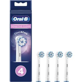 Накрайник/Резервна глава/ за електрическа четка за зъби Braun Oral-B Sensitive Clean Ultra-Thin , 4 бр.