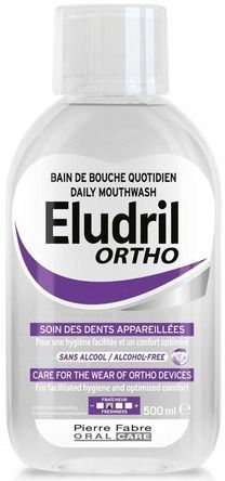 Eludril Ortho - Ежедневна ортодонстка вода за уста , 500 мл