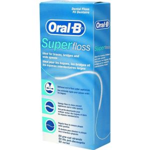 Конец за зъби Oral-B SUPER FLOSS, 50 къса