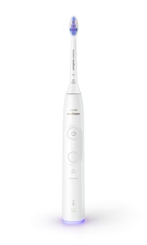 Електрическа звукова четка за зъби Philips Sonicare ProtectiveClean Series 6100 HX7400/06 , бяла + калъф за пътуване