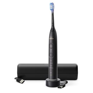 Електрическа  четка за зъби Philips Sonicare  Series 7100  HX7421/01 ,   черна  + калъф за пътуване с USB порт за зареждане