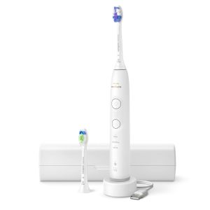 Eлектрическа четка за зъби Philips Sonicare  Series 6500 HX7410/02 , бяла + калъф за пътуване + 1 резервна глава бонус