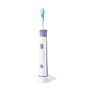 Philips Sonicare Детска звукочестотна четка за зъби For Kids, с вграден Bluetooth, Aqua HX6322/12  + 1 резервна глава бонус, , лилава
