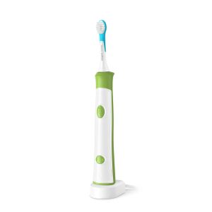Philips Sonicare Детска звукочестотна четка за зъби For Kids, с вграден Bluetooth, Aqua HX6352/11резервна глава бонус,  зелена
