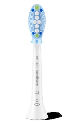 Резервна глава за електрическа четка Philips Sonicare C3  Premium Plaque Defence BrushSync, HX9042/87, (2бр./oп.) 