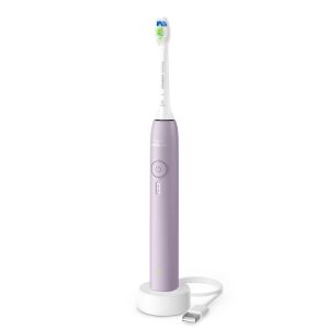Електрическа звукочестотна четка за зъби  Philips Sonicare Series 3100  HX4033/27 люляк + кутия за пътуване