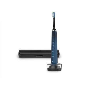 Електрическа звукова четка за зъби с приложение Philips Sonicare DiamondClean 9000 HX9911/88, розова +USB  кутия за пътуване + индукционна чаша за зареждане
