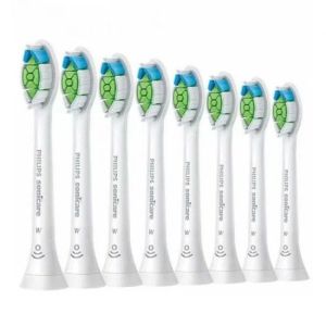 Philips Sonicare Стандартна глава W2 Optimal White BrushSync HX6068/87 ,бяла , 8 броя в опаковка