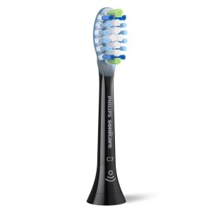 Резервна глава за електрическа четка Philips Sonicare  C3  Premium Plaque Defence  BrushSync HX9042/88 , 2 бр. черна, 