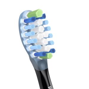 Резервна глава за електрическа четка Philips Sonicare  C3  Premium Plaque Defence  BrushSync HX9042/88 , 2 бр. черна, 