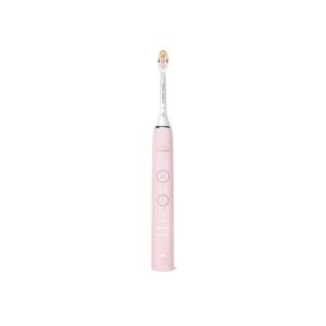 Електрическа звукова четка за зъби с приложение Philips Sonicare DiamondClean 9000 HX9911/21, розова +USB  кутия за пътуване + индукционна чаша за зареждане