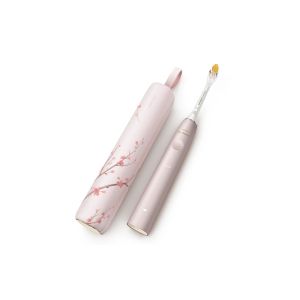 Електрическа звукочестотна четка за зъби Philips Sonicare 9900 Prestige НX9992/31,  SenseIQ technology, цвят японска вишна + USB кутия за пътуване , Лимитирана серия